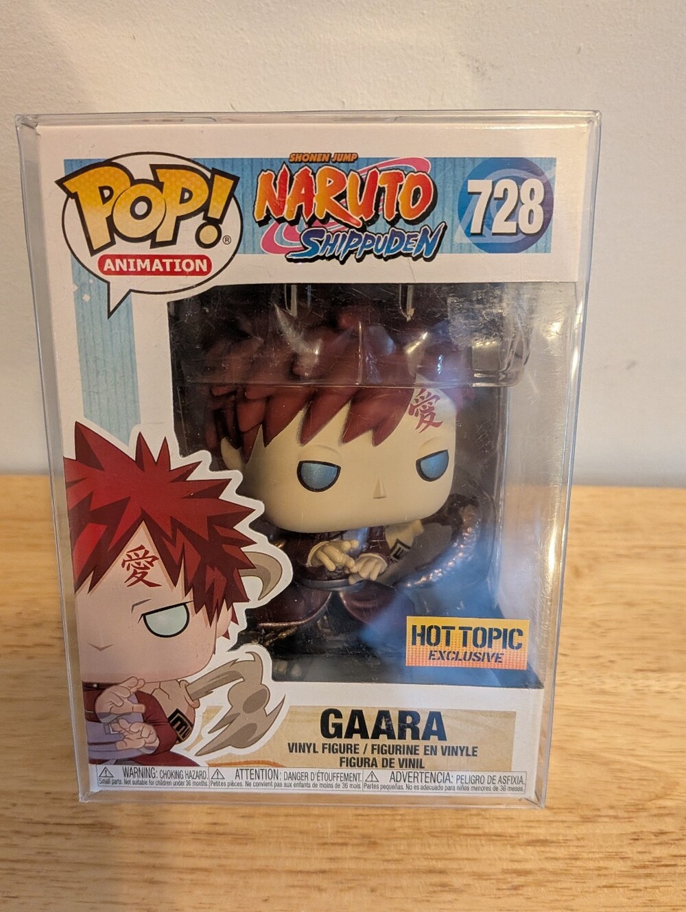 Funko Pop! Naruto Shippuden Gaara Vinyl Figure - Red, Blue, Tan